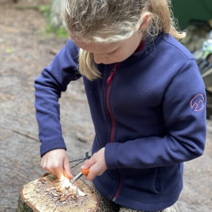 weekend bushcraften extra kind